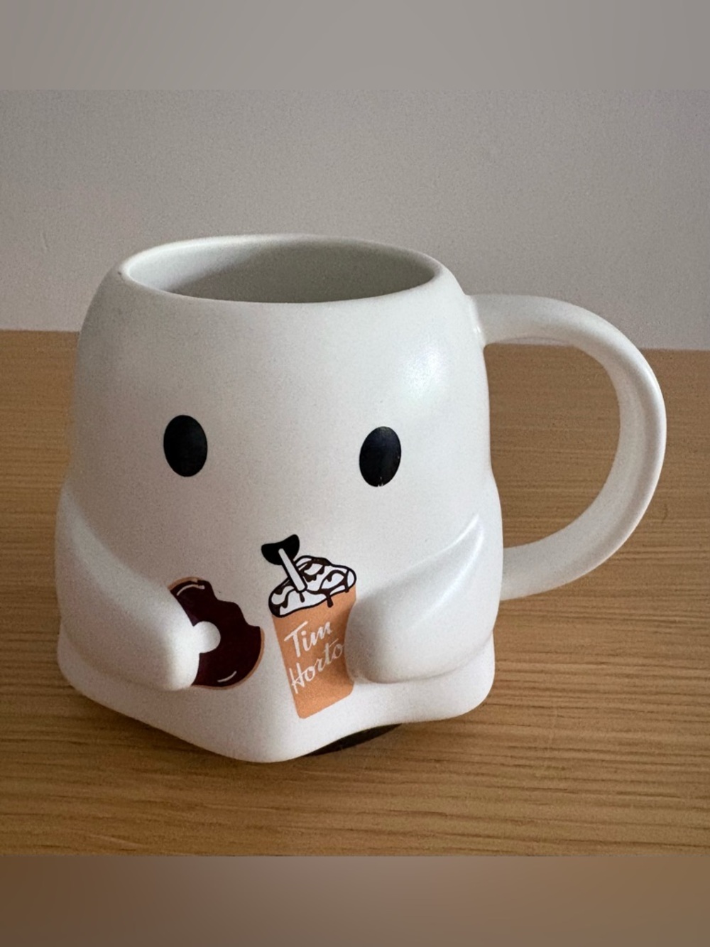Tim Hortons Halloween White Ghost Heat Colour Changing Mug, 2024